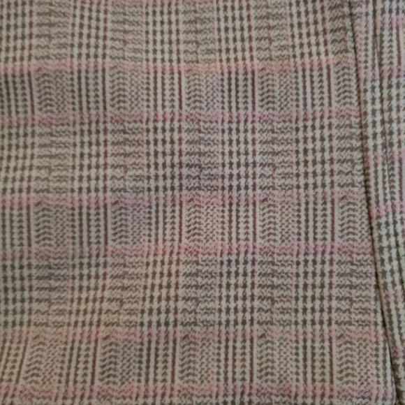 Mondetta Womens Full Zip Front Fleece Lined Plaid Trench Rain Coat Jacket Medium - Picture 7 of 15